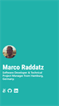 Mobile Screenshot of marcoraddatz.com